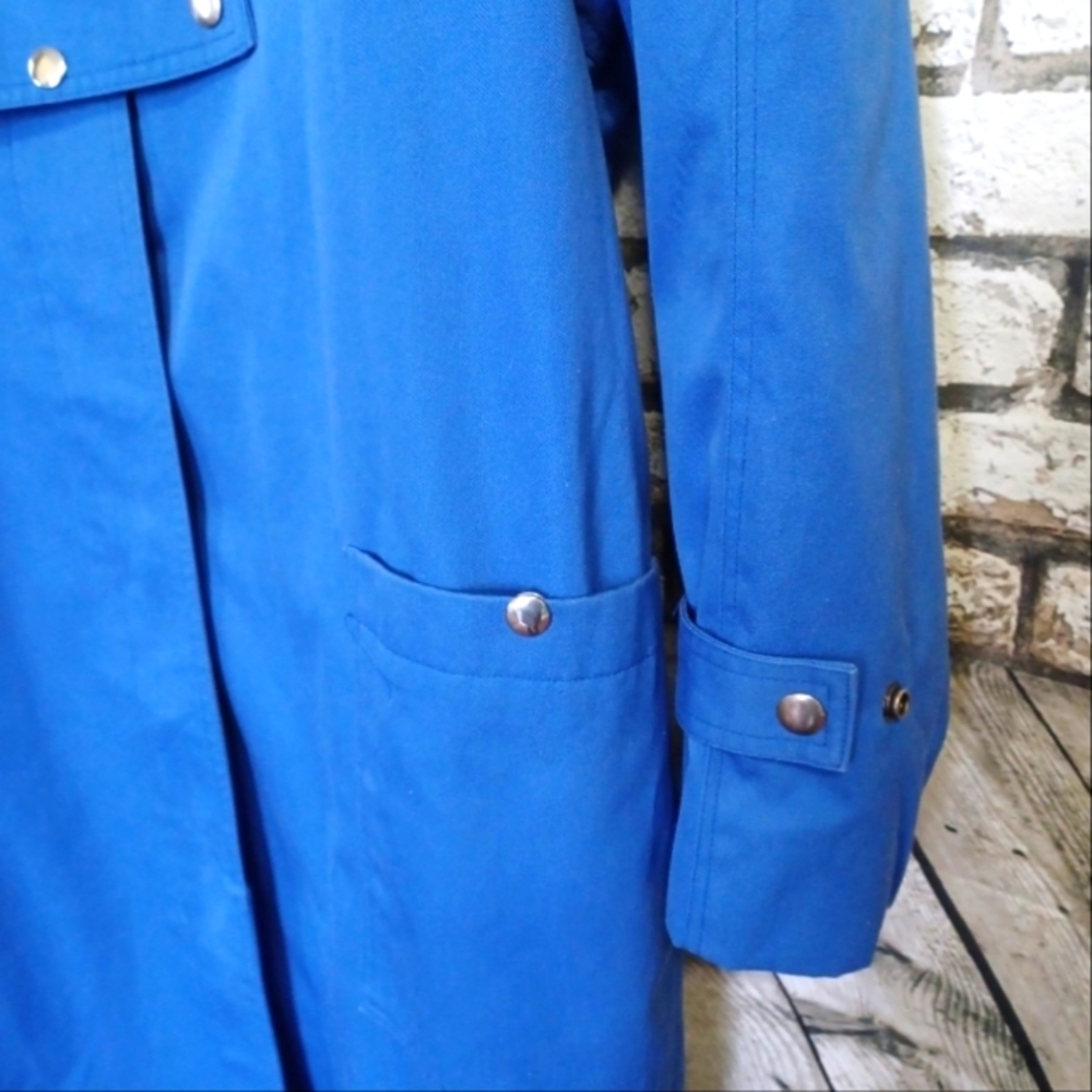 80s J Gallery "Snappy" Trench Coat FIRM PRICE! - Picture 13 of 13
